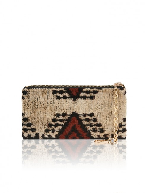 Шелковая (Бахмаль) ключница Petit (S) OCULI TERAE! (Глаза земли!) Key_OCULI TERAE!/S